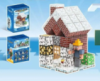 Конструктор магнітний Майнкрафт: Крижана снігова хатина, 61 деталь.