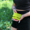 Компактний жіночий гаманець шкіряний Belle салатовий