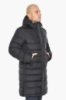 Куртка мужская Braggart зимняя удлиненная с капюшоном - 51450 графитовый цвет