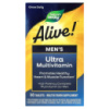 Мультивітаміни ультра для Чоловіків, Alive! Men's Ultra Multivitamin, Nature's Way, 60 таблеток