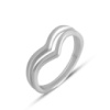 Серебряное кольцо CatalogSilver с без камней, вес изделия 2,4 гр (2134039) 18 размер