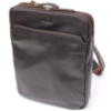 Вертикальна чоловіча сумка через плече із гладкої натуральної шкіри 720868_1 Коричневий