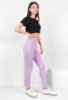 Жіночі лілові спортивні лосини