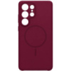 DM Чохол Silicone Case with MagSafe для Samsung S26 Ultra S948 Marsala