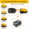 Адаптер для акумулятора Dewalt 20V або Milwaukee 18V літій-іонний акумулятор-перетворювач Bosch 18V PBA