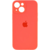 Чохол Apple iPhone 14 Plus (6.7«») - Silicone Case Full Camera Protective (AA) Помаранчевий / Pink citrus - купити в SmartEra.ua