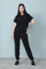 Літній костюм зі штанами на резинці «My day» оптом | Норма і батал Чорний, 46-48