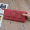 Стильный женский кошелек портмоне классический яркий Красный