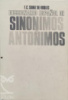 Diccionario Espanol De Sinonimos Y Antonimos - Federico Carlos Sainz De Robles