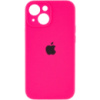 Чохол Apple iPhone 14 Plus (6.7«») - Silicone Case Full Camera Protective (AA) Рожевий / Barbie pink - купити в SmartEra.ua