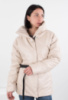 Жіноча світло-бежева куртка з еко-шкіри