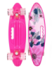 Пенни борд «Penny Cruiser» с ручкой Розовый