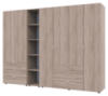 Комплект шкафов для одежды Doros Гелар (3 шт.) 270,7х49,5х203,4 см Дуб сонома (DRS-011158)