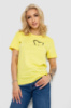 Футболка жіноча з принтом, колір жовтий, 238R557