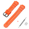 Ремінець для Casio G-Shock G-7700 Orange BK помаранчевий полімерний 21.2 см