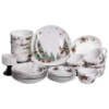Рождественский столовый сервиз новогодний 32 предмета на 6 персон фарфоровый SG-32