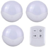 Набір із 3 світлодіодних настінних світильників з пультом