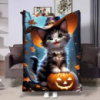 Плед 3D Halloween Cat 4200_A 17602 160х200 см