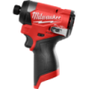 Шуруповерт ударний акумуляторний безщітковий 1/4'' HEX MILWAUKEE, M12 FID2-0, 170Нм (каркас, кліпса для реміня, тримач для біт,