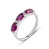 Серебряное кольцо CatalogSilver с натуральным рубином 1.961ct, вес изделия 2,35 гр (2140504) 18.5 размер