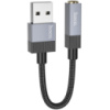 Перехідник Hoco UPA32D Clever USB to 3.5mm