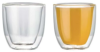 Набір скляних склянок Edenberg з подвійними стінками, термостійкі, 2 шт. 80 мл EB-19511