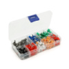 Набор клемм/наконечников 400шт  (O-100, R-100, W-50, G-50, Y-25, B-25, Bl-25, A-25) в боксе