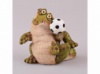 Фігурка декоративна «Крокодил Футболіст» 7х6 см