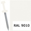 Саморіз для кріплення листового металу RAL 9010 (чисто білий) 4,8*19 мм