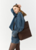 Сумка Sambag Shopper Tote SEN шоколадна