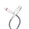 Кабель Borofone BX25 USB to MicroUSB 1m white