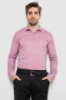 Сорочка чоловіча однотонна з принтом, колір пудровий, 186R2114