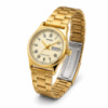 Жіночий годинник Casio LTP-V006G-9B у золотистому кольорі з металевим браслетом та мінеральним склом