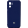 Чохол Silicone Cover Full Camera (AA) Для Xiaomi Redmi Note 10 / Note 10s (Темно-синій / Midnight blue) - купити в SmartEra.ua