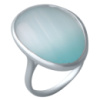 Серебряное кольцо CatalogSilver с кошачьим глазом 26.635ct, вес изделия 9,24 гр (2016038) 18 размер