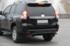Задняя дуга AK008 Черная (нерж. сталь) для Toyota Land Cruiser Prado 150 2009-2023 гг