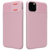 Карбонова накладка Nillkin Camshield (шторка на камеру) для Apple iPhone 11 Pro (рожевий / Pink ) - купити в SmartEra.ua