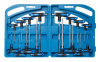 Набор ключей Т-образных TORX/6-гранныхс шаром,16 предметов(Н:2,2.5х75, 3,4х100, 5,6х150, 8,10х200мм; Т:10,15х75, 20,25х100, 30,40х150, 45,50х200мм),