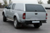 Задняя защита AK004 Черный (нерж. сталь) для Nissan NP300 1999-2015 гг