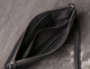 Женский кожаный кошелек клатч из натуральной кожи классический Коричневый