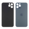 Заднее стекло корпуса для Apple iPhone 12 Pro Max Blue (синее) маленький вырез под камеру