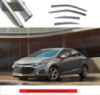 Дефлектори вікон Chevrolet Cruze 2017- П\К скотч«FLY»«молдинг із нерж.сталі 3D»BCVCZ1723-W/S80