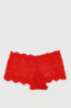Труси жіночі мереживні хіпстер, колір червоний, 131R753