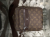 Чоловіча сумка мессенджер через плече Louis Vuitton коричневий