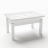 Журнальный стол-трансформер Fusion furniture Флай белый/стекло УФ 15 265