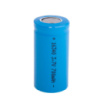 Аккумулятор 16340/CR123 Li-Ion Vipow ICR16340 FlatTop, 700mAh, 3.7V, Blue Q50/500