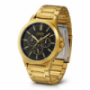 Чоловічий годинник Casio MTP-V300G-1A в золотистому кольорі з багатофункціональним циферблатом та браслетом