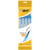 Ручка масляная Bic Round Stic, синяя, 4шт в блистере (bc944176)