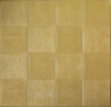 Самоклеюча декоративна 3D панель золоте плетіння 700x700x5 мм
