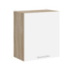 Кухонный модуль верхний Эверест Эко 500 дуб сонома/нимфея альба (белый) 50х30х58 см (DTM-071011)